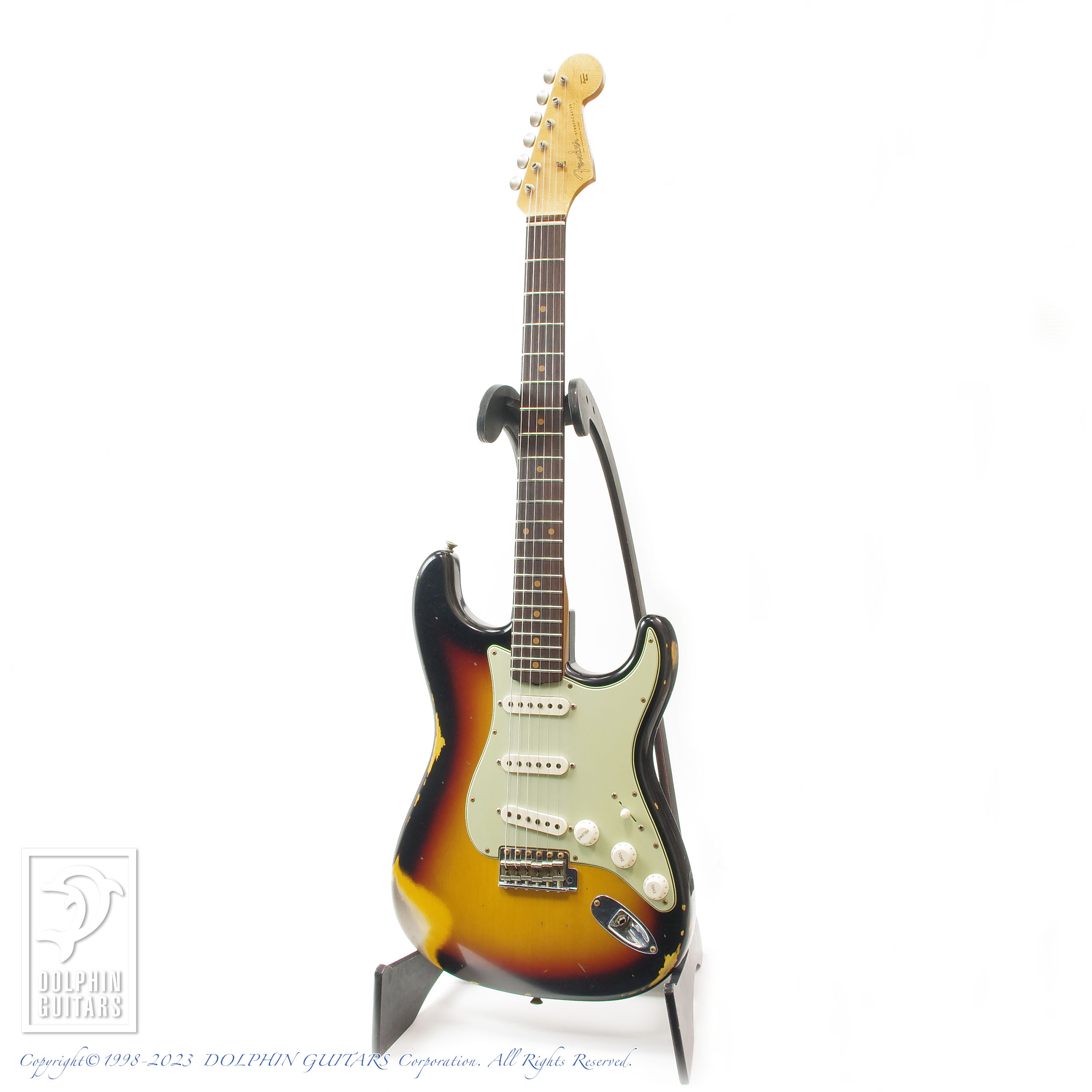 FENDER USA Custom Shop 1960 Stratocaster Relic (3-Color Sunburst)|ドルフィンギターズ