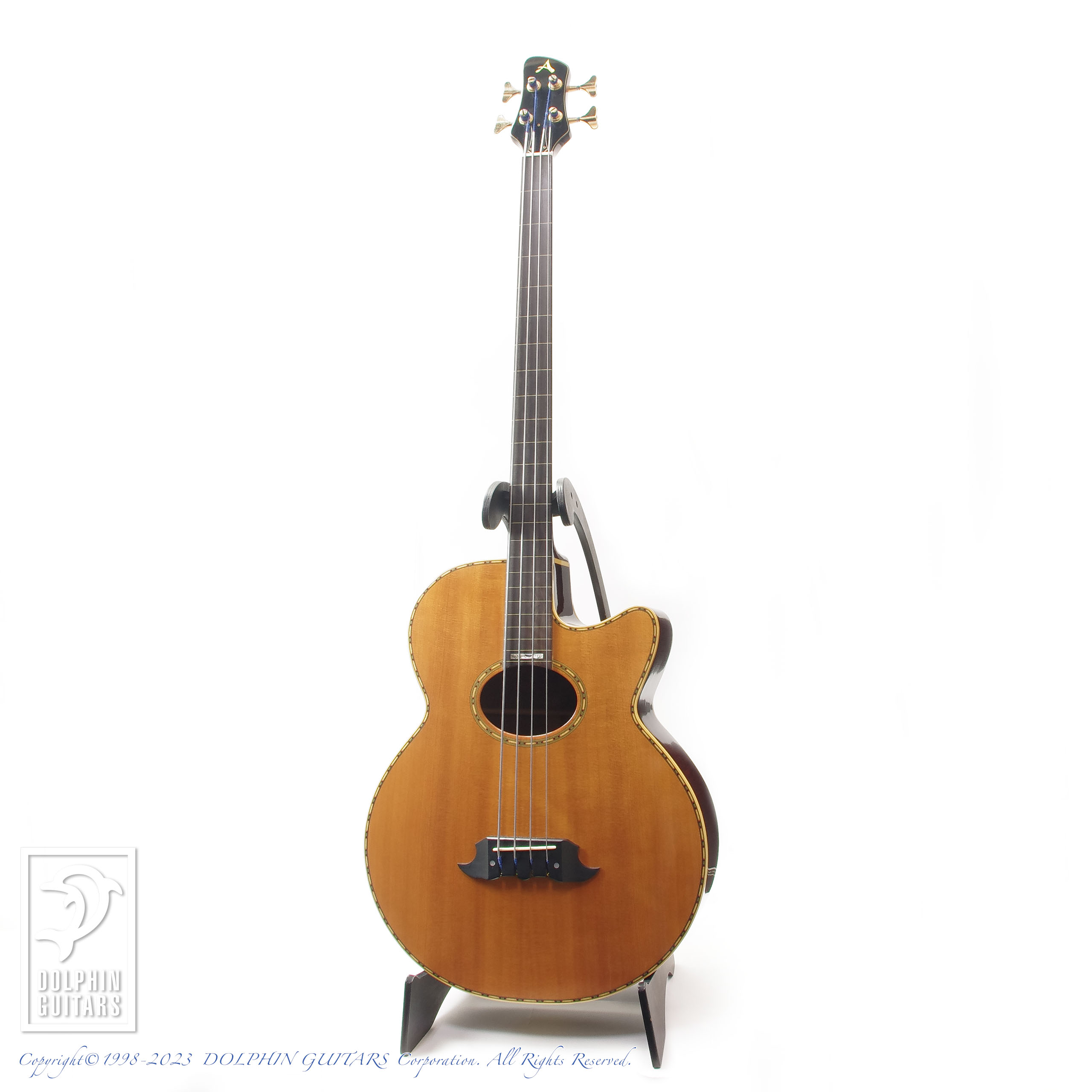 ATHLETE AX-4 FL (Fretless Acoustic Bass)|ドルフィンギターズ