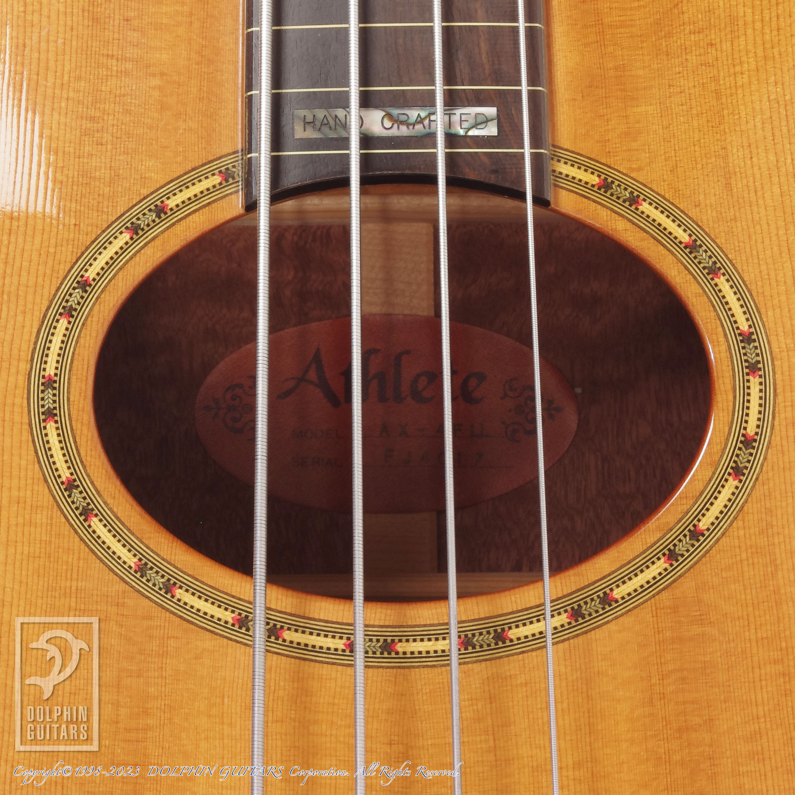 ATHLETE AX-4 FL (Fretless Acoustic Bass)|ドルフィンギターズ