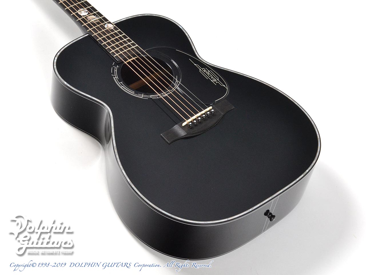 HEADWAY HF-JET BLACK DX with Custom Ogawa Inlay|ドルフィンギターズ