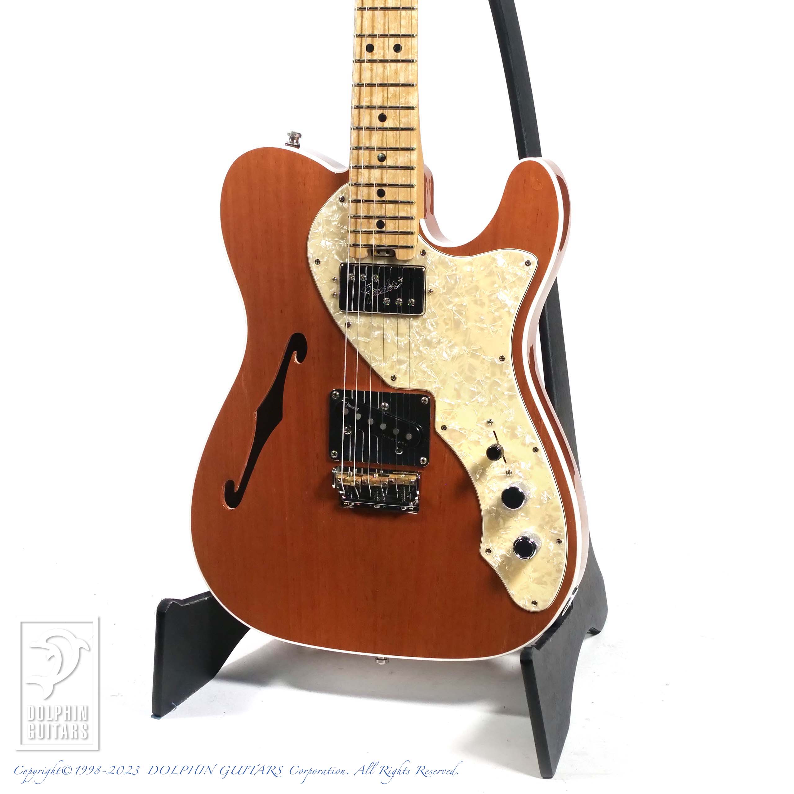 FENDER USA 2017 LIMITED EDITION AMERICAN ELITE MAHOGANY TELE THINLINE |ドルフィンギターズ