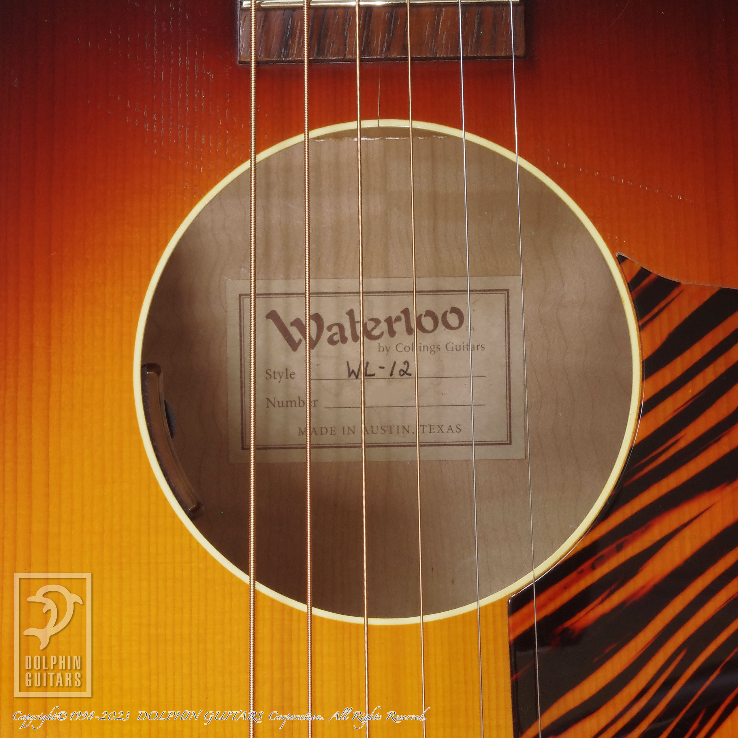 WATERLOO (by Collings) WL-12|ドルフィンギターズ
