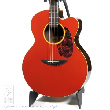 475 Buxom Minor 6 Cutaway Gold Label (Fiesta Red Top)