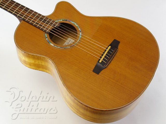 【希少】ティーズギター カッタウェイ S-1C T's Gutars ハンドメイド フィンガーピッキング ワンオーナー アコースティックギター